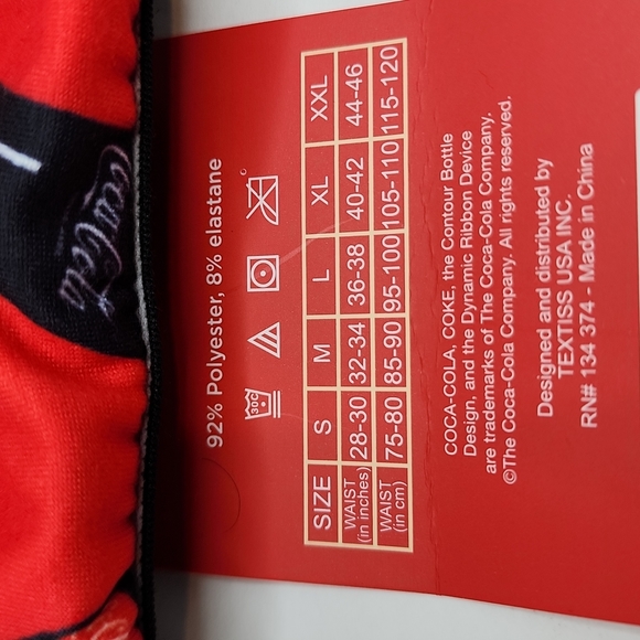 CRAZY BOXER, COCA COLA BOXER BRIEFS, COKE PICTURES BOTTLES, CUPS & GLASS - Picture 5 of 7